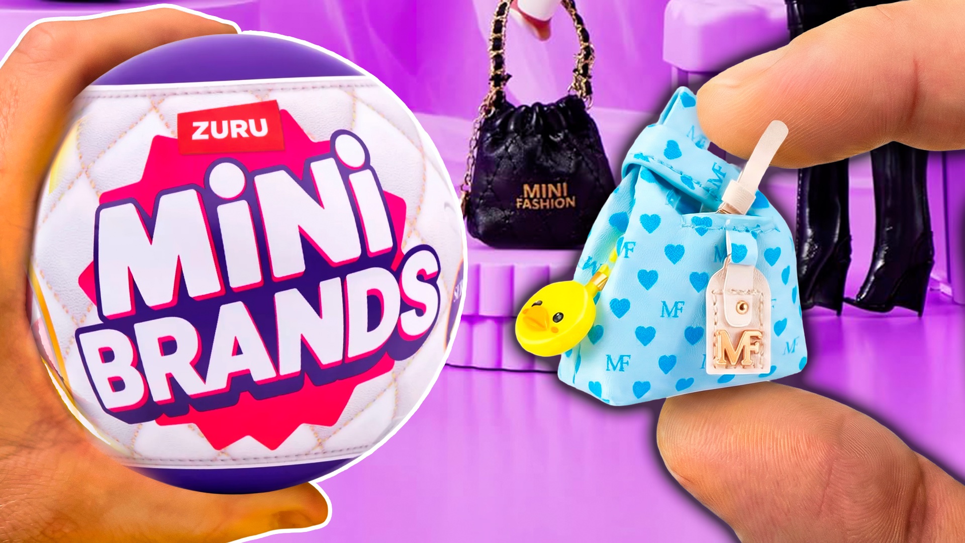 Mini Brands Fashion Series 4 — bolsos y accesorios de moda en miniatura