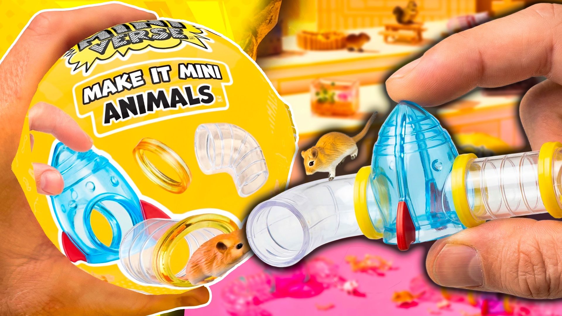 ¡MI NUEVA MASCOTA MINI! 🐹🚀 Unboxing Miniverse Make It Mini Animals Series 2 Jerbo Gerbil