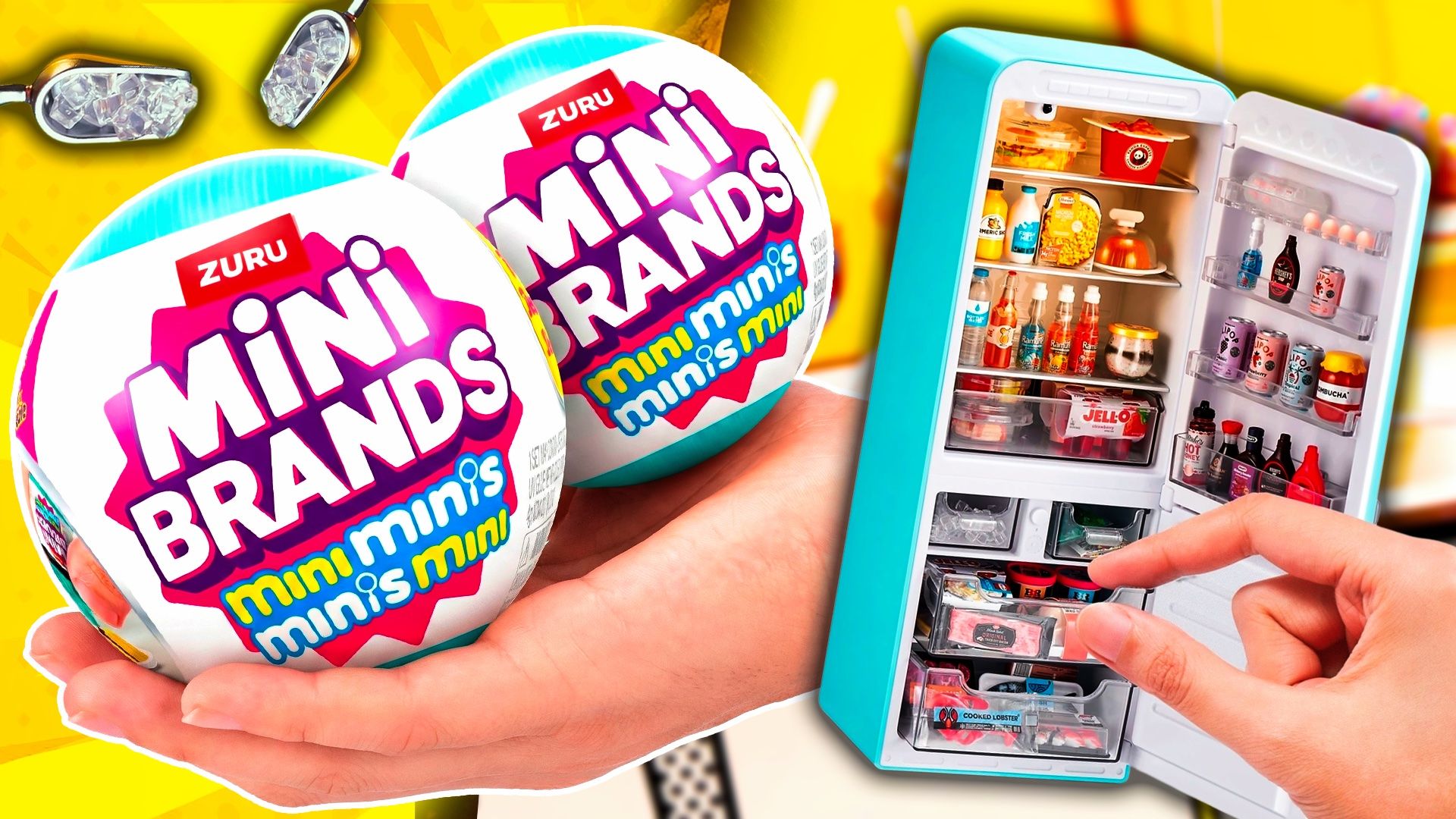 ¡ORGANIZACIÓN EXTREMA! 🧊🥫 Unboxing Mini Brands Mini Minis Fill The Fridge