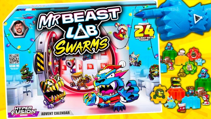 ¡24 SORPRESAS ÉPICAS! 😱🎄 Unboxing Mr Beast Lab Swarms Calendario de Adviento