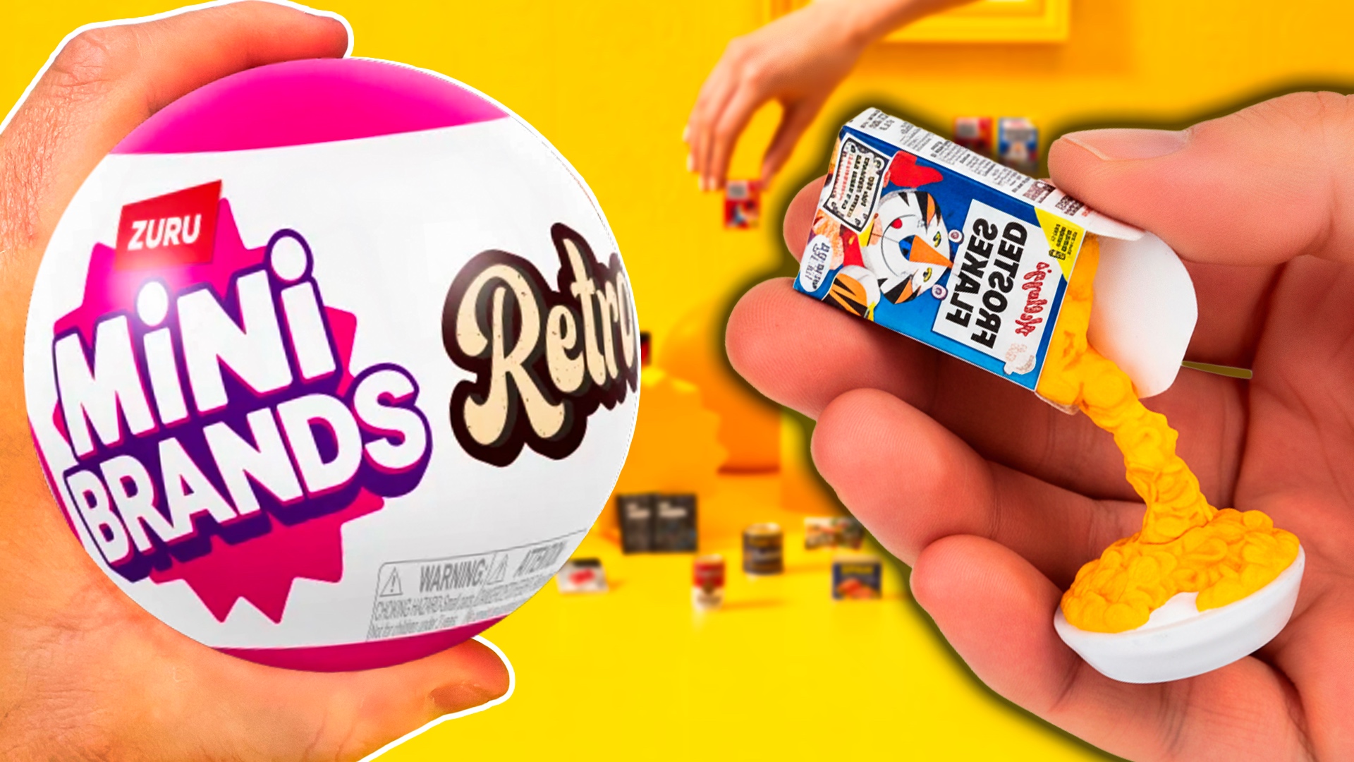 Mini Brands Retro Grocery Series 1: cápsula reciclada de Zuru con réplicas vintage de marcas de supermercado