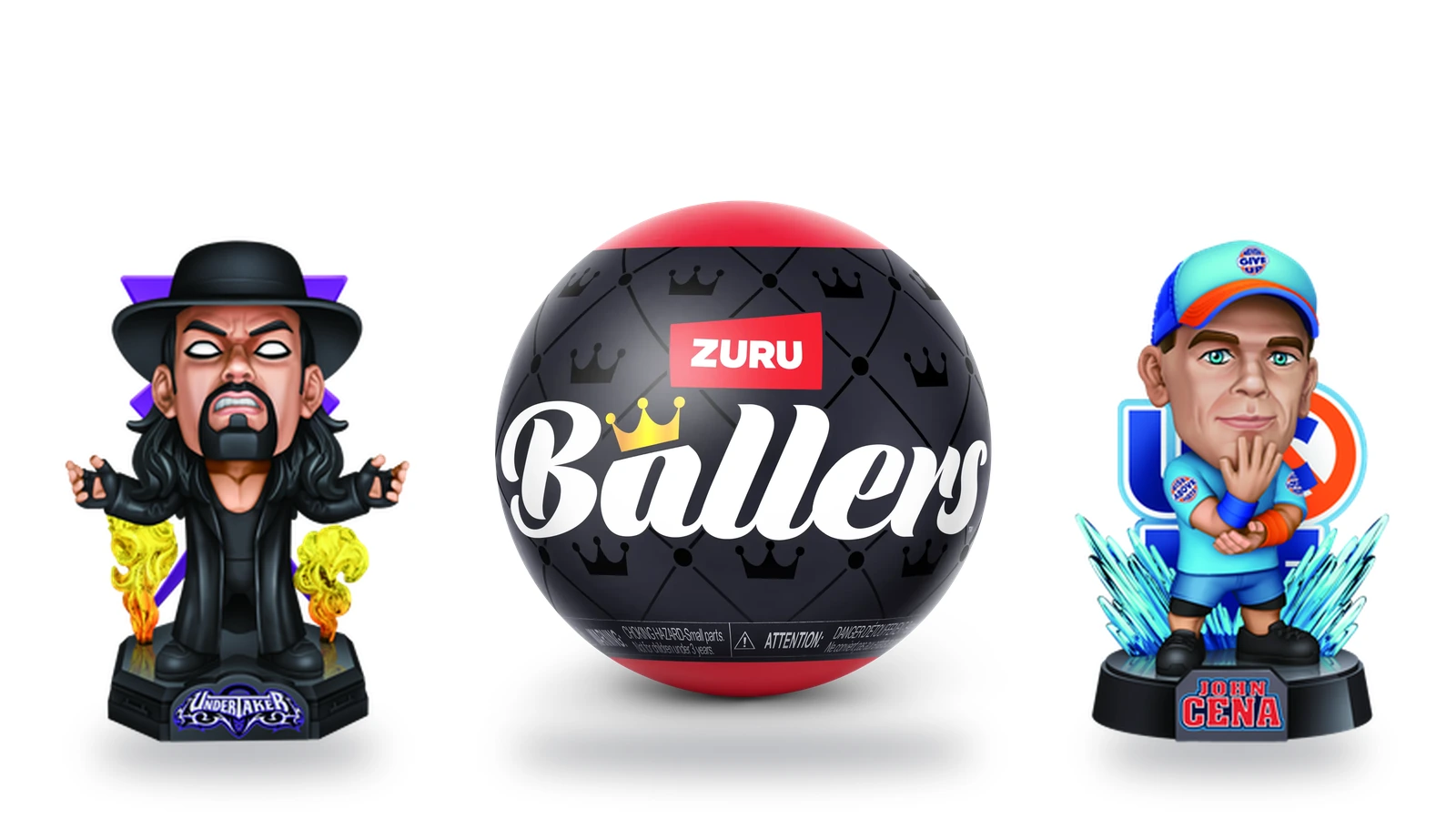Zuru WWE Ballers Series 1: cápsula sorpresa con figuras articuladas de Superstars de la WWE