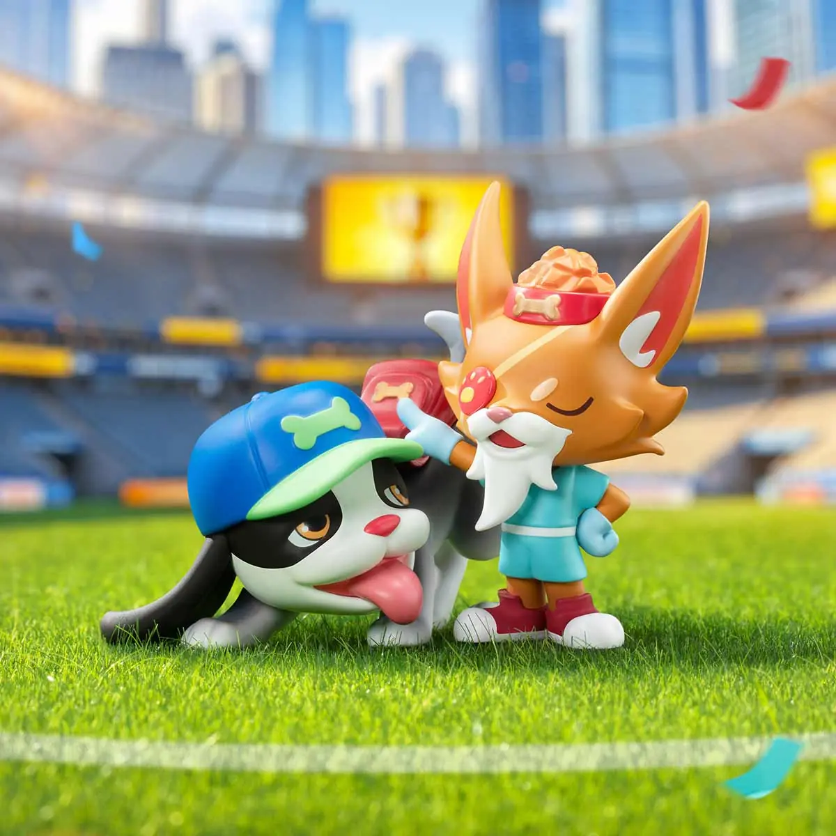 Figura Kibble-head Kled de Clash of the Cuties con Skaarl convertida en perro