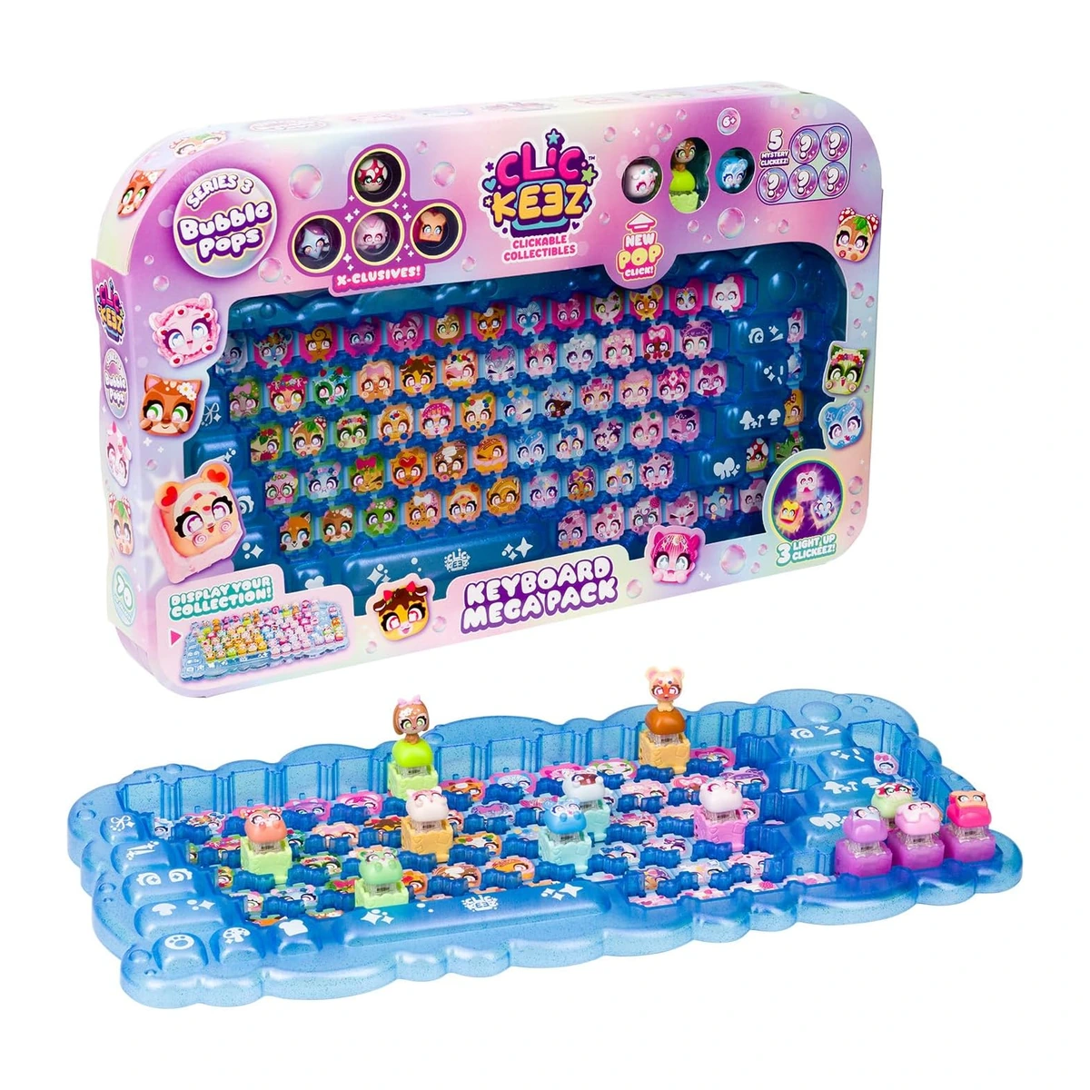 Clickeez Series 3 Bubble Pops: teclas fidget redondeadas de Goliath con efecto POP y sus packs de la serie