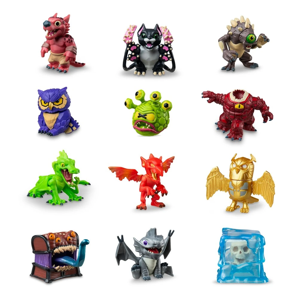 Las 12 Creatures construibles de Dungeons & Dragons Questers Quest 1, de la Young Kobold al Displacer Beast