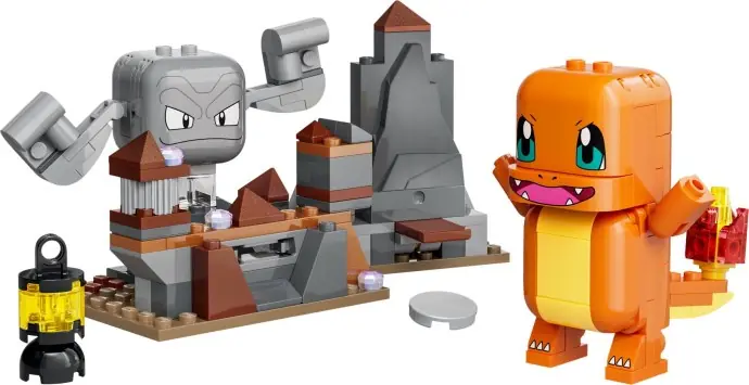 LEGO SMART Play Charmander y Geodude en una caverna (set 72157)