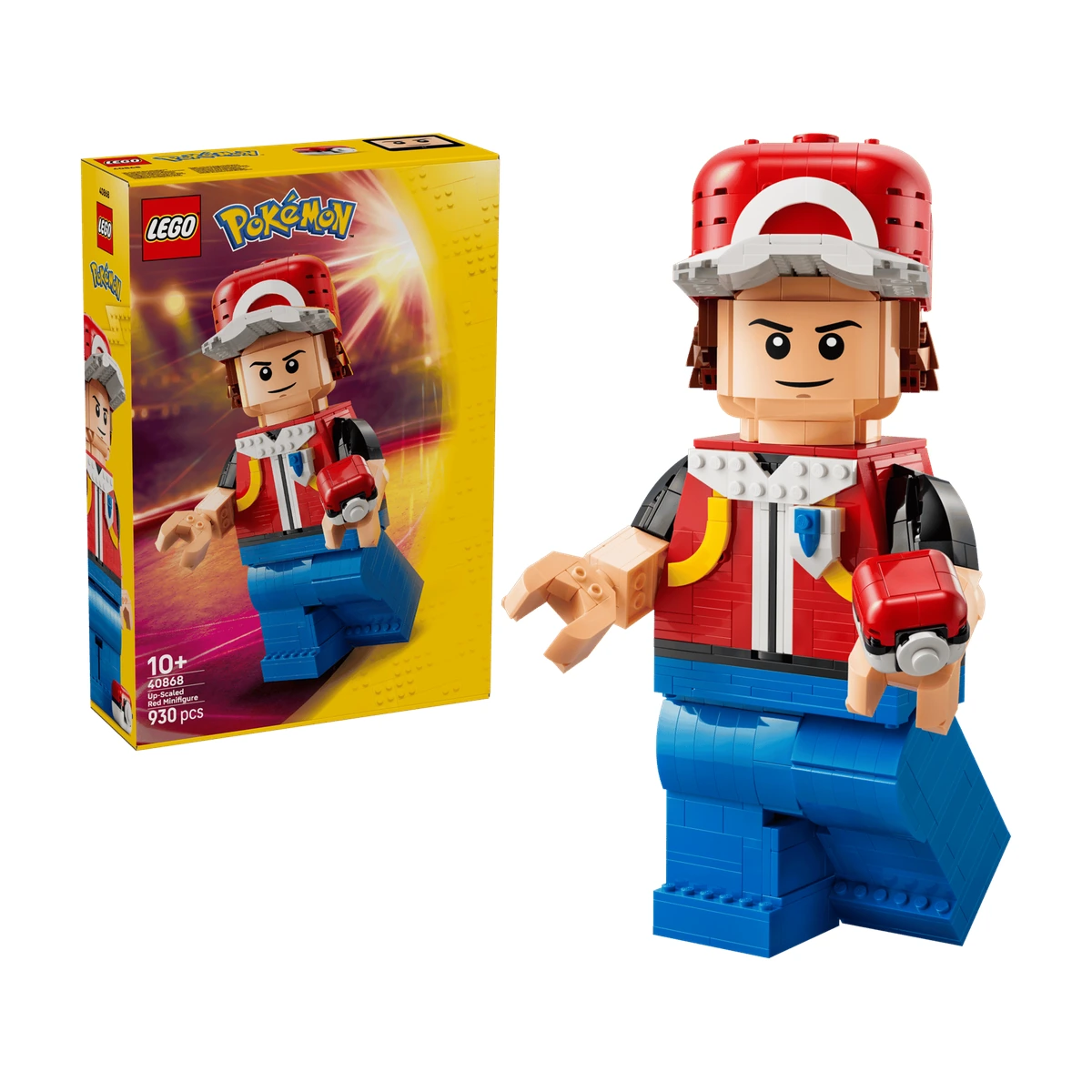 LEGO Pokémon Minifigura Gigante de Rojo (40868)