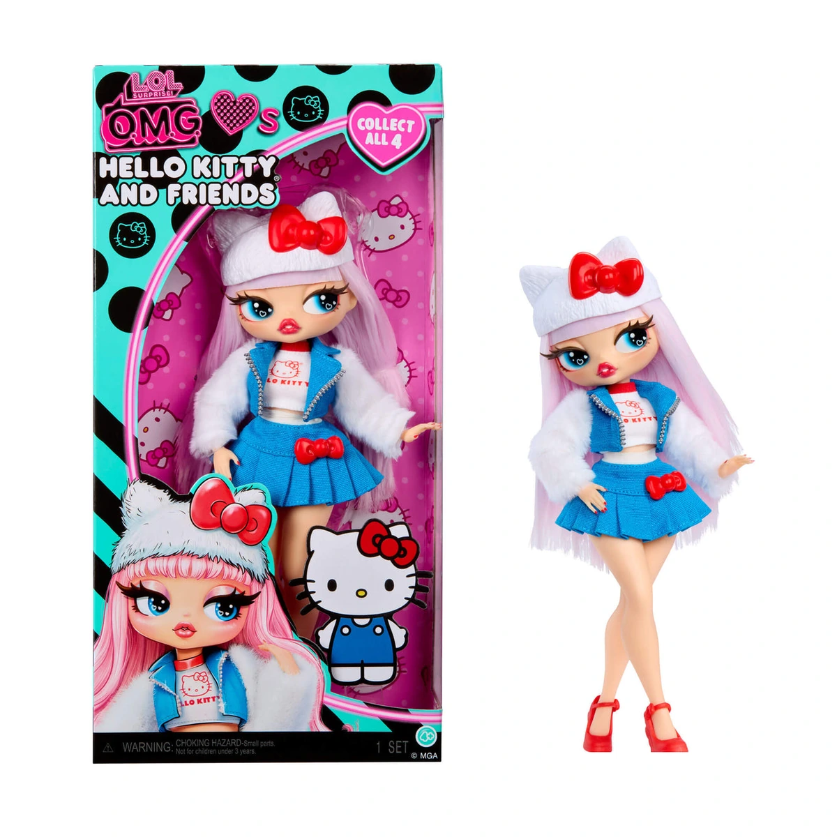 L.O.L. Surprise! O.M.G. Loves Hello Kitty and Friends - Hello Kitty, figura articulada — MGA