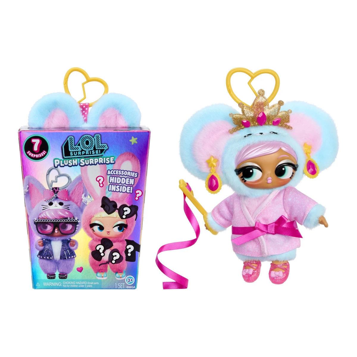 L.O.L. Surprise Plush Surprise: los 6 peluches con cara esculpida y clip de corazón, de Cinna-Bun a Pa-Manda