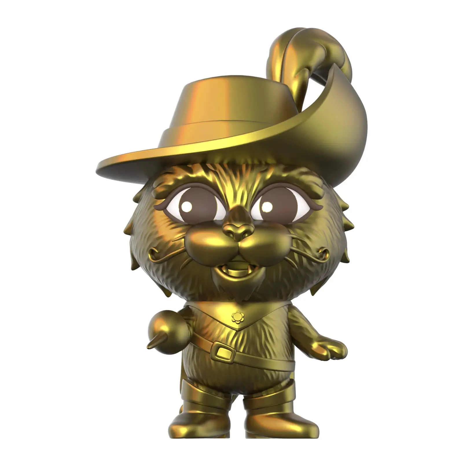 Puss in Boots dorado One in the World de Shrek FUN! FUN! MINI de Super7
