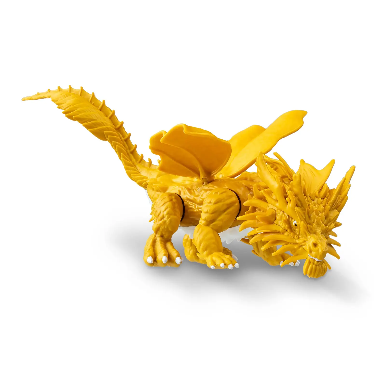 Gold Dragon de Questers montado, con acabado en oro metalico fundido y las alas desplegadas