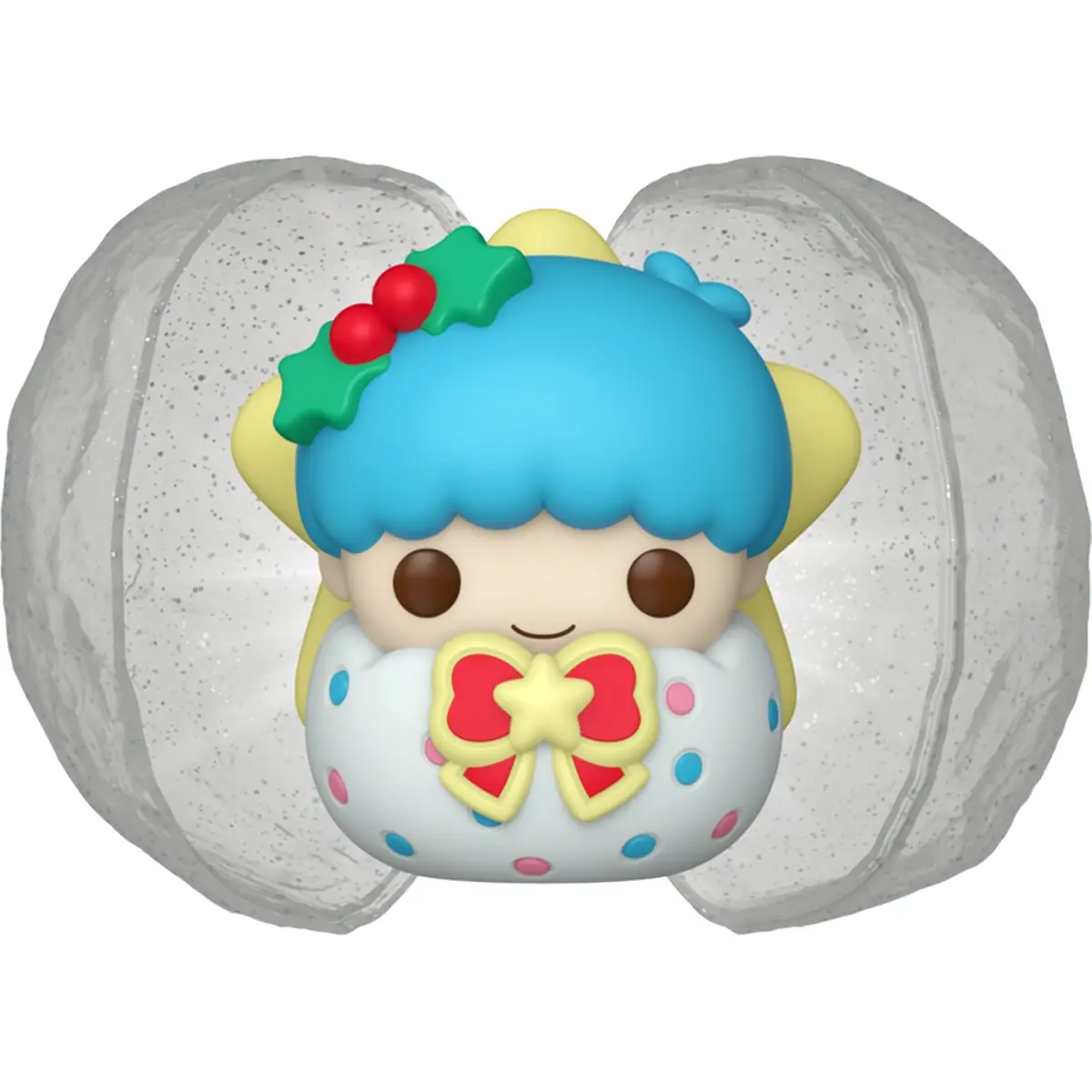 Figura de Kiki de Little Twin Stars dentro de la cápsula bola de nieve Funko Pocket Pop Snowballs