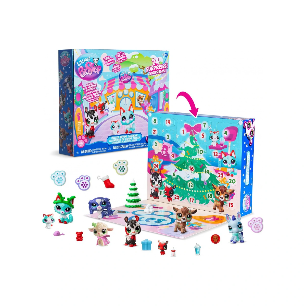Littlest Pet Shop World of LPS Deluxe Holiday Advent Calendar 2026 (Basic Fun)