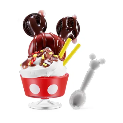 Parfait de Mickey Mouse