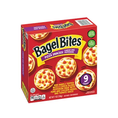 Bagel Bites Cheese and Pepperoni Pizza Snacks