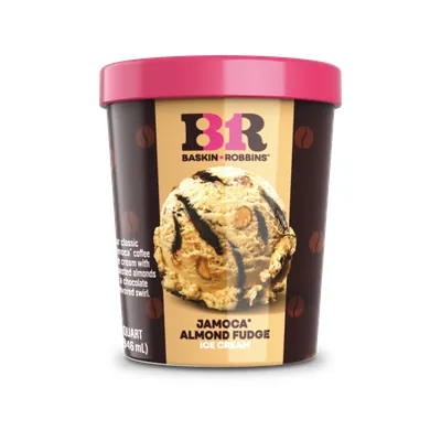 Baskin Robbins Jamoca Almond Fudge Ice Cream