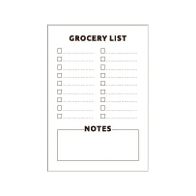 Grocery List Magnet