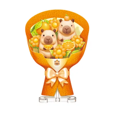 Capybara Orange Bouquet