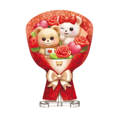 Teddy Bears Red Bouquet