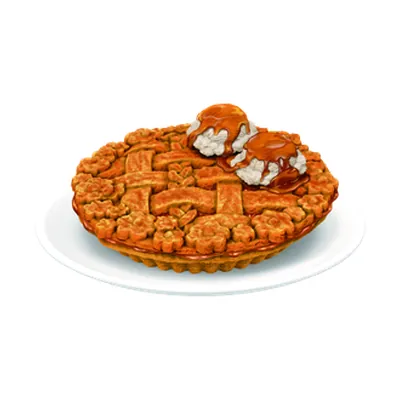 Lattice-Top Apple & Cinnamon Pie