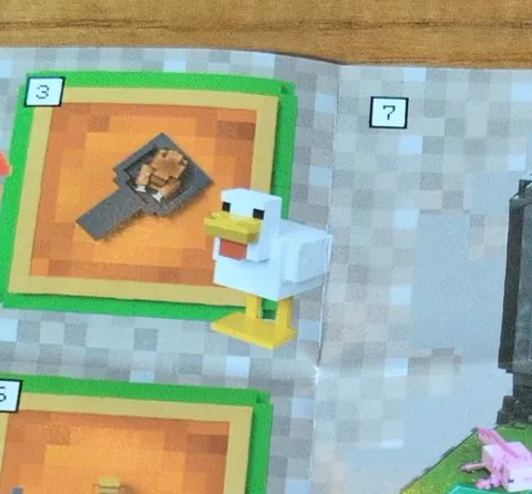 Receta Chicken del checklist de Miniverse Minecraft Series 2