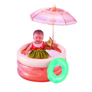 Set Moana Baby Pool de My Mini Baby Disney con piscina hinchable, sombrilla y flotador