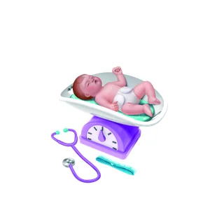 Báscula de pesar morada de My Mini Baby Serie 2 de ZURU
