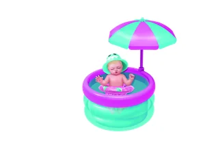Piscina hinchable verde de My Mini Baby Serie 2 de ZURU