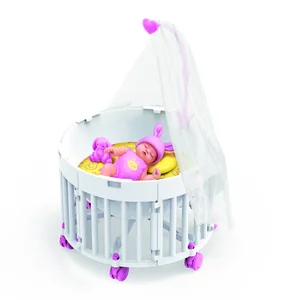 Cuna con dosel rosa de My Mini Baby Serie 2 de ZURU