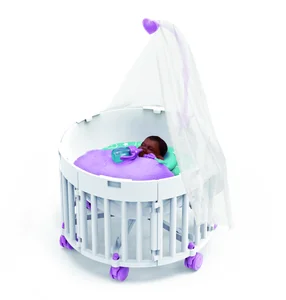 Cuna con dosel morada de My Mini Baby Serie 2 de ZURU