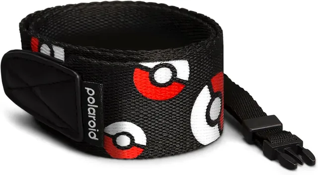 Correa plana Polaroid Pokemon Edition con motivo de Poké Ball