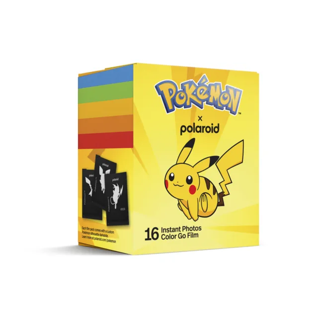 Doble pack de película Polaroid Go Color Pokemon Pikachu Edition de 16 fotos