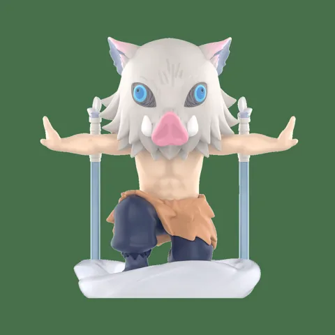 Figura de Inosuke Hashibira de POP MART Demon Slayer Battle Series