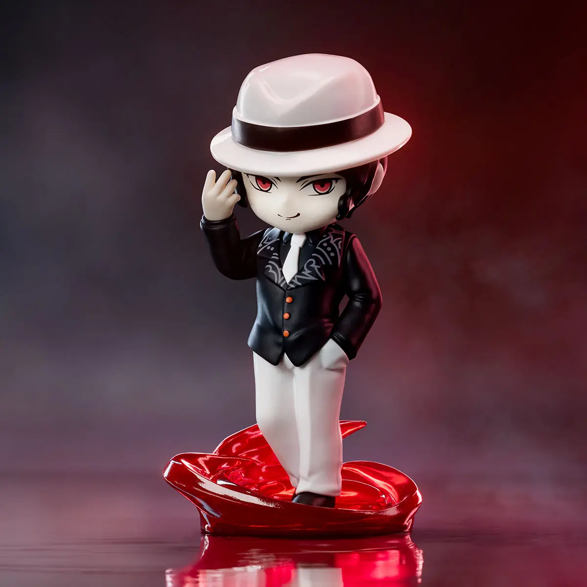 Fotografía oficial de la figura secreta de Muzan Kibutsuji de POP MART Demon Slayer Battle Series