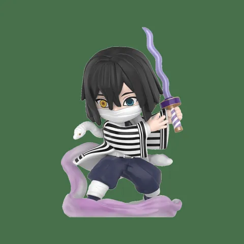 Figura de Obanai Iguro de POP MART Demon Slayer Battle Series