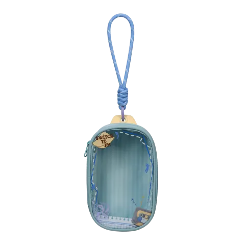 Bolsa Coastal Blues de POP MART Retro FM en turquesa y azul