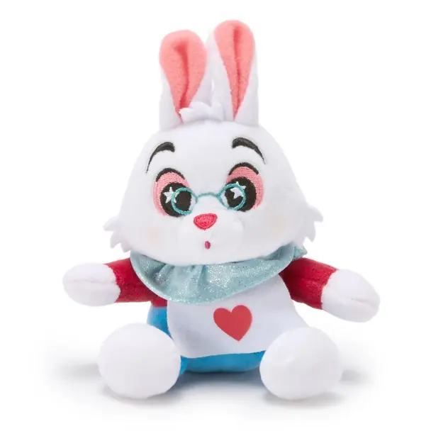 Peluche Wishables Shimmer de White Rabbit del blind pack de Alice in Wonderland 75 aniversario