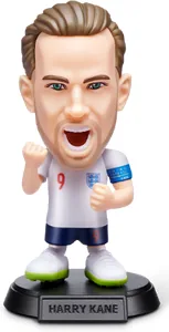Harry Kane con pose de celebración de gol en ZURU FIFA World Cup 2026 Ballers Serie 1
