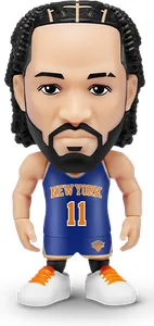 Figura de Jalen Brunson de ZURU NBA Ballers Serie 2 sobre fondo blanco
