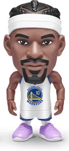 Figura de Jimmy Butler de ZURU NBA Ballers Serie 2 sobre fondo blanco