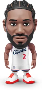 Figura de Kawhi Leonard de ZURU NBA Ballers Serie 2 sobre fondo blanco