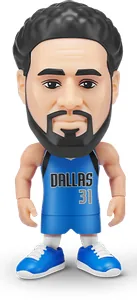 Figura de Klay Thompson de ZURU NBA Ballers Serie 2 sobre fondo blanco