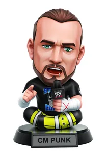 Figura de CM Punk de ZURU WWE Ballers Serie 1