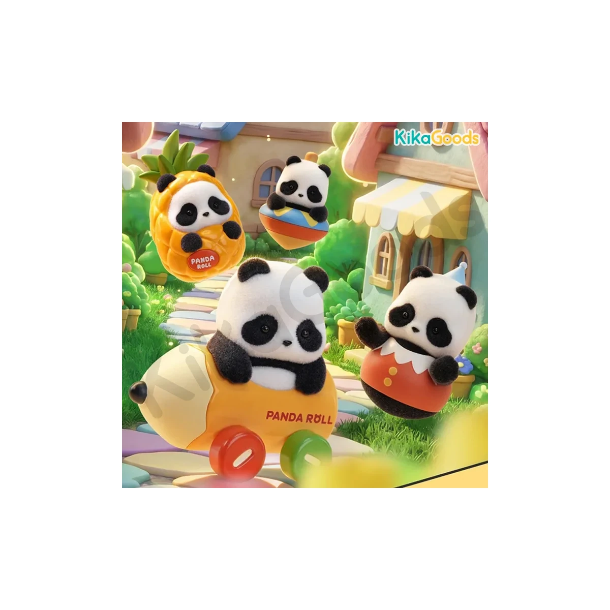 Serie 52TOYS Panda Roll MiniMe Mix and Match Crew Series 2 con sus mini figuras