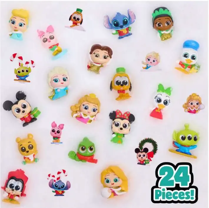 Las 24 piezas del calendario de Adviento Disney Doorables 2026: figuras navideñas y minis