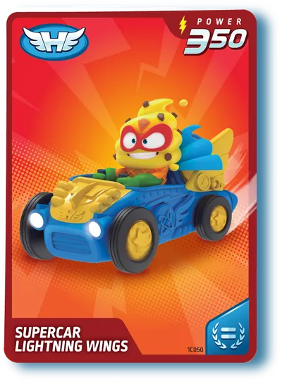Carta de Supercar Lightning Wings (1C050)