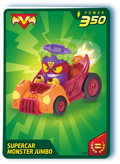 Carta de Supercar Monster Jumbo (1C051)