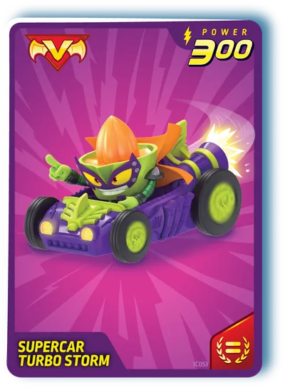 Carta de Supercar Turbo Storm (1C053)