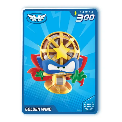 Carta de Golden Wind, héroe de POWER 300 con la habilidad Desempate