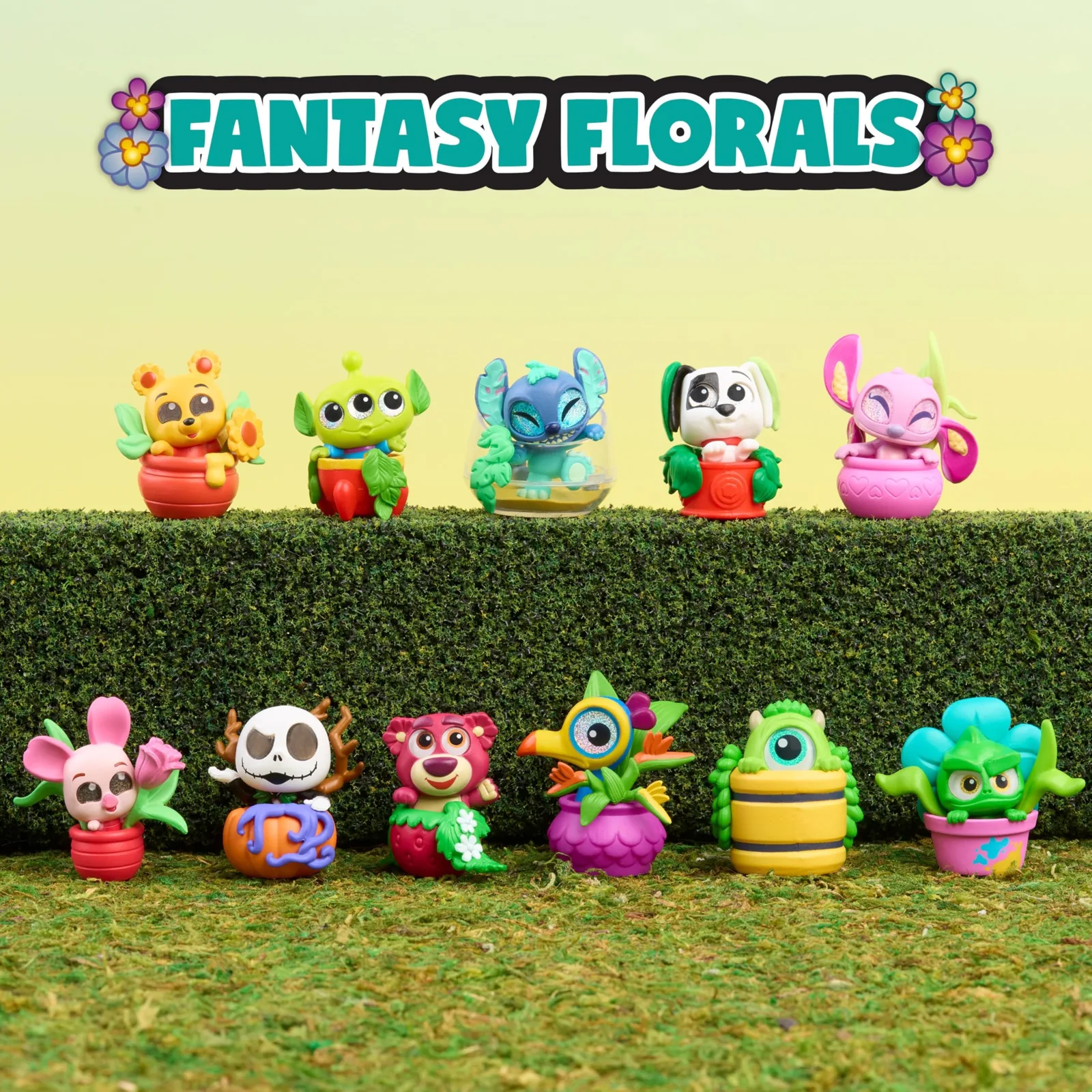 Grupo Fantasy Florals de Disney Doorables In Full Bloom Serie 15 con 11 figuras